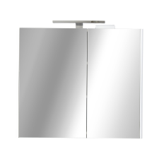TMP SHARP Tükrös fürdőszobai szekrény LED világítással - 75 cm fürdőszoba bútor