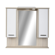 TMP ZX - SONOMA - Tükrös fürdőszobai szekrény LED világítással - 85 x 80 cm fürdőszoba bútor