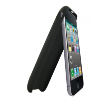 TNB IPH48B Clip'on Apple iPhone4 tartó+kijelzővédő fólia 3" - Fekete (WTNIPH48B) tok és táska