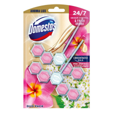  Toalett öblítő DOMESTOS Aroma Lux Pink Jasmine &amp; Elderflower 2x55g tisztító- és takarítószer, higiénia