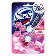 Toalett öblítő DOMESTOS Power5 Pink Magnolia 2x55 g tisztító- és takarítószer, higiénia