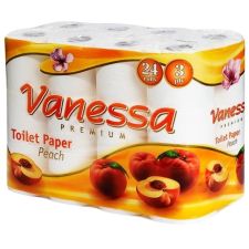 . Toalettpapír, 3 rétegû, 24 tekercses, "Vanessa" higiéniai papíráru