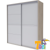 TODI gardróbszekrény Magic 140cm széles