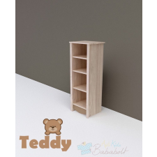 TODI Teddy keskeny nyitott polcos szekrény (140 cm magas) bútor