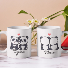  Together Forever pandás páros bögre bögrék, csészék
