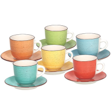 TOGNANA LOUISE ART&PEPPER kávéscsészekészlet csészealjjal, 6 db, 250 ml ajándéktárgy