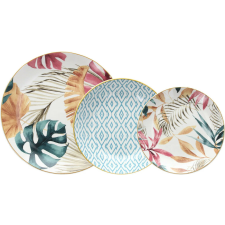 TOGNANA TROPICAL ROSE MADISON porcelán étkészlet 18 db konyhai eszköz