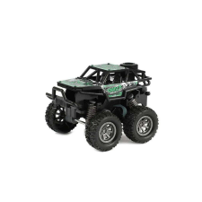 Toi-Toys Cars&amp;amp;Trucks visszahúzós monster truck autó – 6 cm, zöld autópálya és játékautó