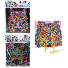 Toi-Toys Diamond Painting gyöngydíszes állatképek – farkas kreatív és készségfejlesztő