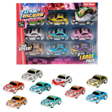 Toi-Toys Turbo Racers mini autó készlet – 9 db autópálya és játékautó