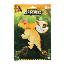 Toi-Toys World of Dinosaurs nyúlékony dinoszaurusz figura – Triceratops játékfigura