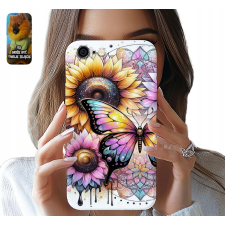  TOK ALMA IPHONE ( 6 PLUSZ ) NAPRAFORGÓ PILLANGÓ MINTÁK + ÜVEG tok és táska