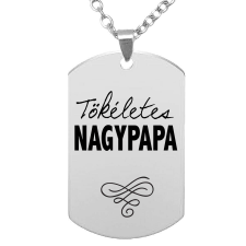  Tökéletes nagyapa medál lánccal, választható több formában és színben medál