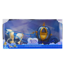  Tökhintó babához, kék hintó fehér lóval. A doboz mérete: 45x22 cm játékbaba felszerelés
