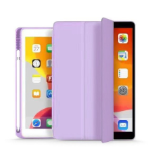 TokShop Apple iPad 10.2 (2019 / 2020 / 2021), mappa tok, Apple Pencil tartóval, Smart Case, lila (136734) - Tablet tok tablet tok
