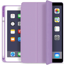 TokShop Apple iPad Air (2020) / iPad Air (2022), mappa tok, Apple Pencil tartóval, Smart Case, lila tablet tok