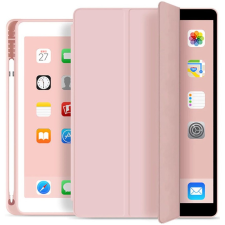 TokShop Apple iPad Air (2020) / iPad Air (2022), mappa tok, közepesen ütésálló, érintőceruza tartóval, Smart Case, TP SC Pen, rózsaszín (TS3833) tablet tok