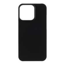 TokShop Apple iPhone 13 Pro, Műanyag hátlap védőtok, gumírozott, fekete tok és táska