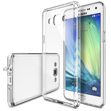 TokShop Huawei P40, Műanyag hátlap védőtok + szilikon védőkeret, Outline, áttetsző tok és táska