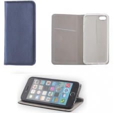 TokShop Huawei P40, Oldalra nyíló tok, stand, Smart Magnet, sötétkék tok és táska