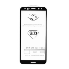 TokShop Samsung Galaxy A41 SM-A415F, Kijelzővédő fólia, ütésálló fólia (az íves részre is!), Tempered Glass (edzett üveg), fekete mobiltelefon kellék