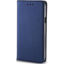 TokShop Samsung Galaxy S22 Plus 5G SM-S906, Oldalra nyíló tok, stand, Smart Magnet, sötétkék tok és táska