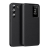 TokShop Samsung Galaxy S25 Ultra SM-S938, Oldalra nyíló tok, hívás mutatóval, kártyatartóval, Smart View Cover, fekete (RS166909)
