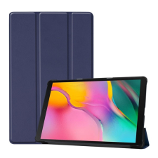 TokShop Samsung Galaxy Tab A 10.1 (2019) SM-T510 / T515, mappa tok, Trifold, sötétkék tablet tok