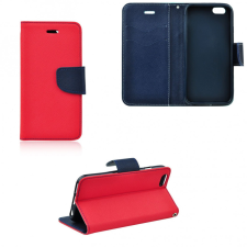 TokShop Sony Xperia L2, Oldalra nyíló tok, stand, Fancy Book, piros tok és táska