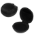 TokShop Univerzális fülhallgató tartó / headset tartó, 80 x 30 mm, cipzáros, fekete