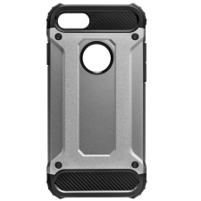 TokShop Xiaomi Poco M3, Műanyag hátlap védőtok, Defender, fémhatású, sötétszürke (102359) tok és táska