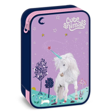 Tolltartó ARS UNA többszintes Cute Animals-Unicorn tolltartó