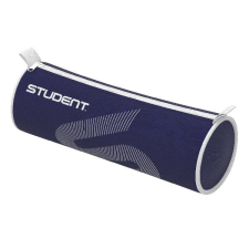 Tolltartó ICO Student hengeres sötétkék/fehér tolltartó
