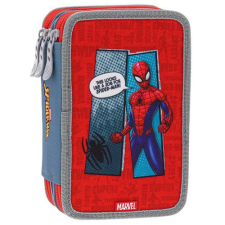 Tolltartó tripla rekeszes Play Spider-man 3 zippes töltött tolltartó