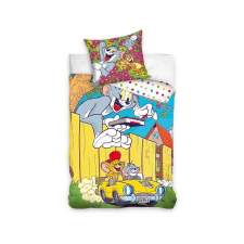 Tom és Jerry ágyneműhuzat fast car 140x200cm 70x90cm lakástextília