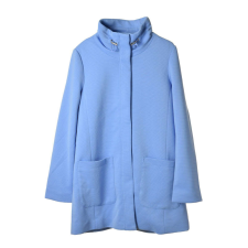 Tom Tailor kék, bordázott szövetű női kabát – XL női dzseki, kabát