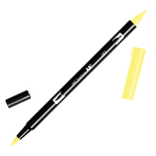 TOMBOW ABT Dual Brush Pen Kéthegyű filctoll - ABT-062 - pale yellow (1 db) filctoll, marker