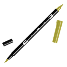 TOMBOW ABT Dual Brush Pen Kéthegyű filctoll - ABT-076 - green ochre (1 db) filctoll, marker