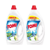 Tomi Amazónia Frissessége folyékony mosószer fehér és világos ruhákhoz 2x3,96 liter (176 mosás)