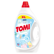 Tomi Sensitive & Pure folyékony mosószer 50 mosás, 2,25 l tisztító- és takarítószer, higiénia