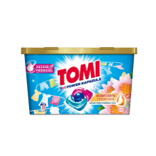 Tomi Tomi mosókapszula 3+1 power fehér ruhához aromaterápia lotus 13 db (Karton-8db) tisztító- és takarítószer, higiénia
