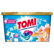 Tomi Tomi Power Caps mosókapszula 13 db Lótusz virág &amp; Mandula olaj tisztító- és takarítószer, higiénia