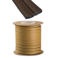  Tömítőprofil öntapadós gumi 100m "E" barna purhab, tömítő, tapasz