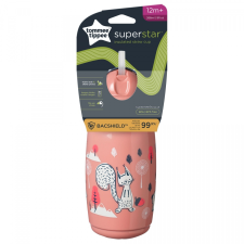 Tommee Tippee 266ml Kulacs - Rózsaszín/Mintás (TTP447825) kulacs, kulacstartó