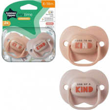 Tommee Tippee Anytime 2 db-os játszócumi 6-18 m - barna/bézs cumi
