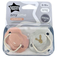 Tommee Tippee Anytime nyugtatócumi 6-18 hó 2 db - nyuszi cumi