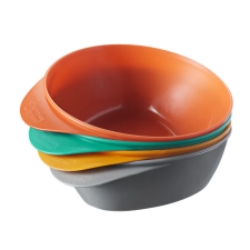 Tommee Tippee Easi-Scoop etetőtálka – 4 db, színes babaétkészlet