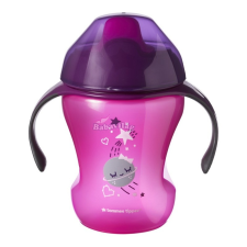  Tommee Tippee easy drink cup itatópohár 230ml 6M+ -- pink csillagos itatópohár