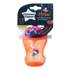 Tommee Tippee itatópohár - Straw Cup szívószálas 230 ml lányos itatópohár