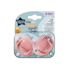 Tommee Tippee Moda játszócumi 2db 0-6hó - rózsaszín cumi